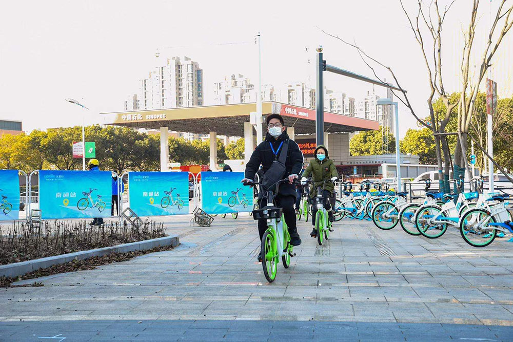 氫燃料共享單車通城“嘗鮮”5