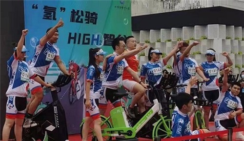 永安行氫能自行車(chē)亮相北京未來(lái)科學(xué)城未來(lái)智谷