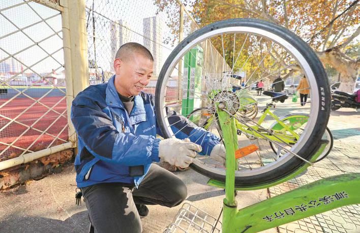 公共自行車(chē)維護(hù)保安全