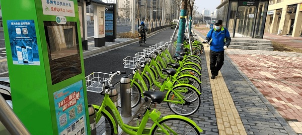 蘇州市區(qū)公共自行車24小時(shí)正常運(yùn)營3400個(gè)站點(diǎn)全面消毒
