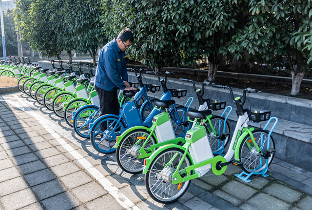 共享助力車騎行迎來(lái)“小陽(yáng)春” 10000輛新型“小綠”助力市民復(fù)工用車