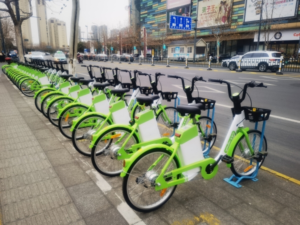 “五一”期間，常州有樁助力車騎行量同期增長93%